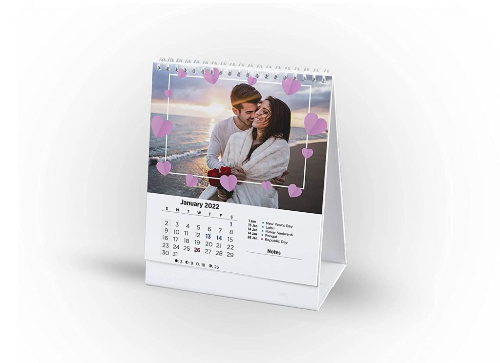 Using a Personalised Desk Calendar, Plan Your Work